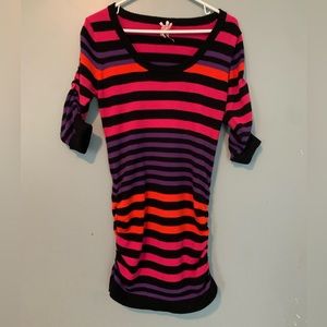 Striped Scoop Neck
